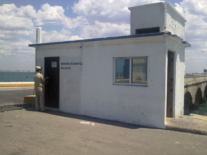 Estación Mareográfica de Progreso, Yuc.